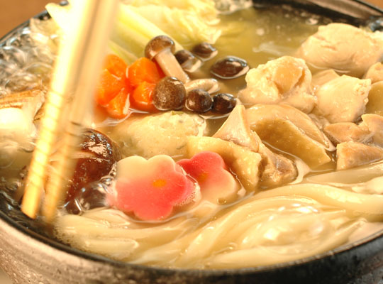 鶏鍋うどん