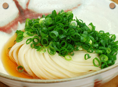 シャキシャキねぎぶっかけうどん