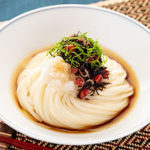 梅ひじきのぶっかけうどん