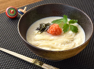 紅白明太とろろうどん